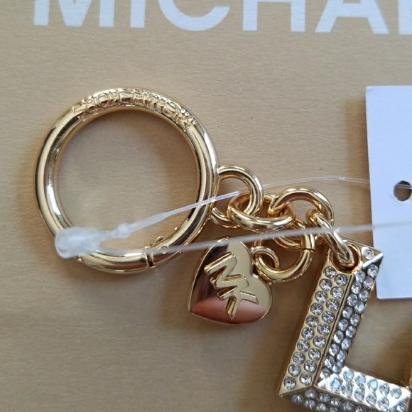 Michael Kors LOVE Key Charm Chain Gold tone - Picture 3 of 4